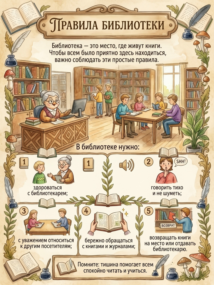 Библиотечный этикет 